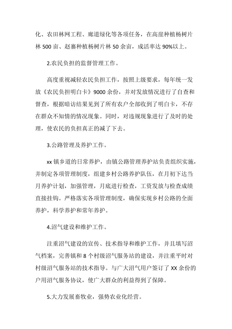 乡镇党委委员、副镇长述职报告.doc_第2页