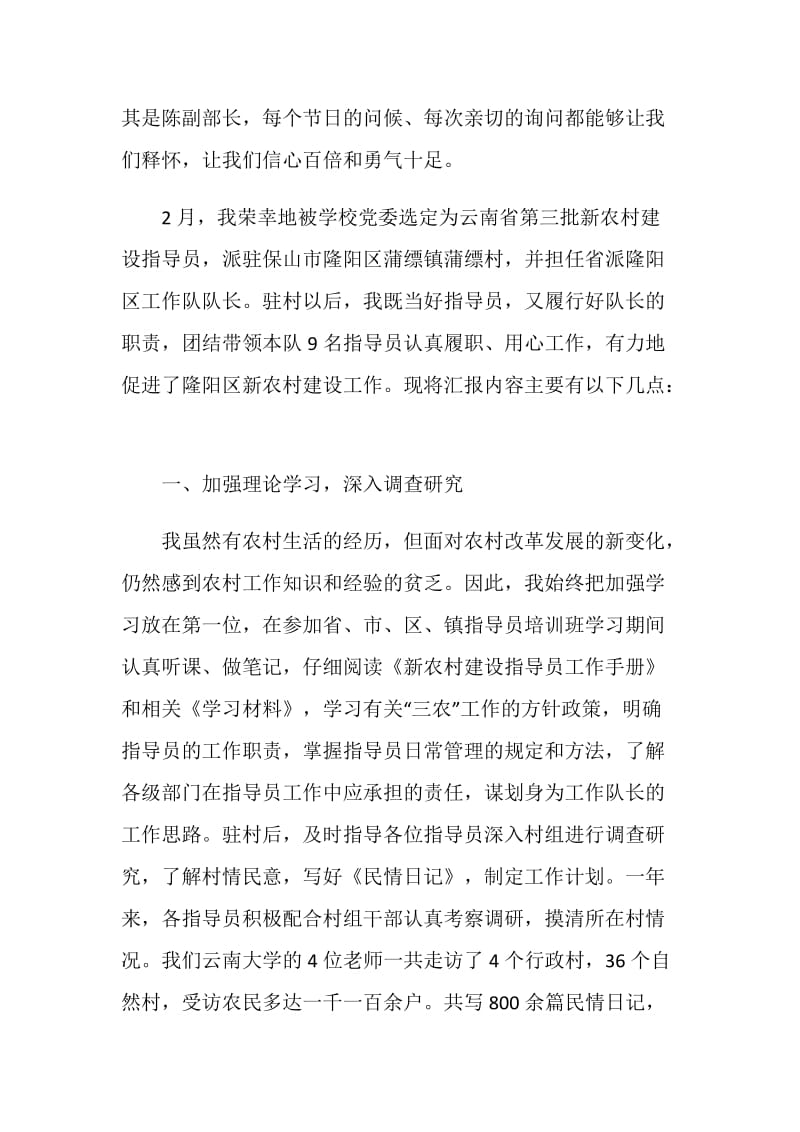 20XX新农村指导员工作总结4篇.doc_第2页