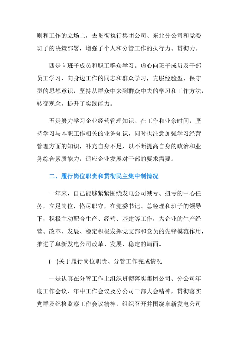 企业领导个人述职述廉报告.doc_第2页