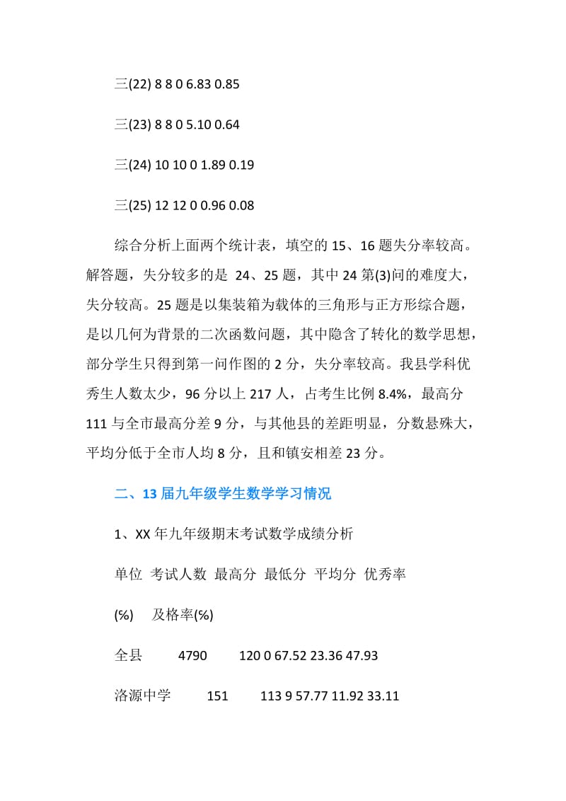 九年级学生数学学习现状调查报告.doc_第3页