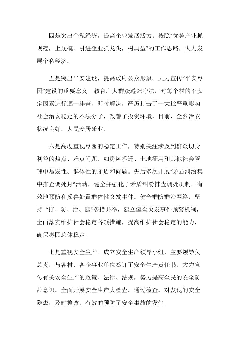 乡镇长个人述职述廉报告.doc_第3页