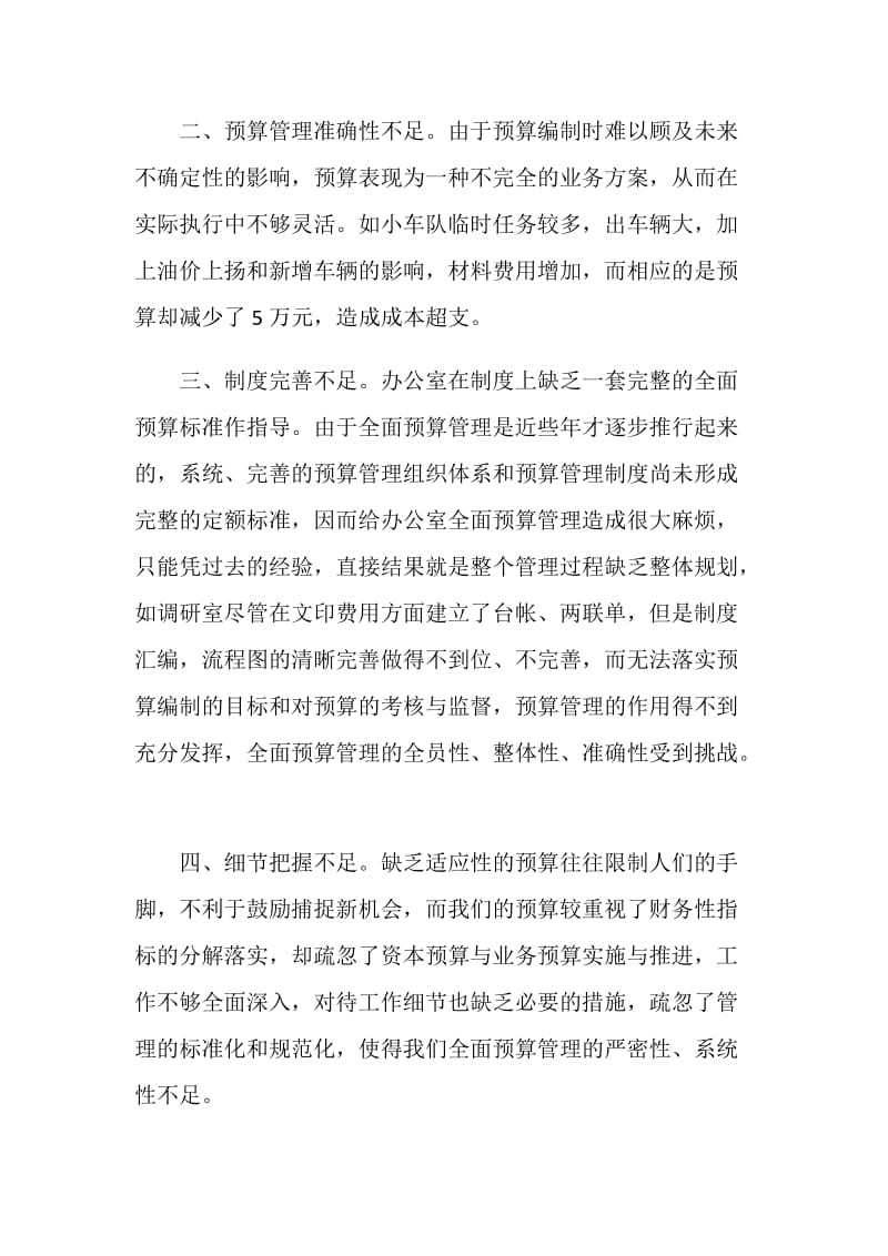 办公室关于全面预算管理的反思整改总结.doc_第2页