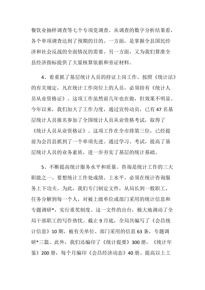 县统计局20XX年工作总结.doc_第2页