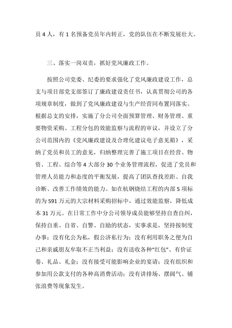 公司党支副书记述职述廉报告.doc_第3页