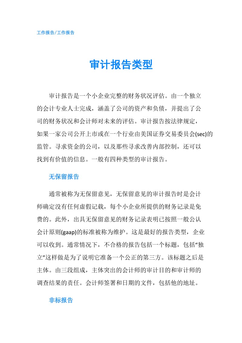 审计报告类型.doc_第1页