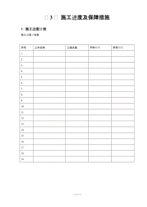 建筑工程施工进度保证措施.doc