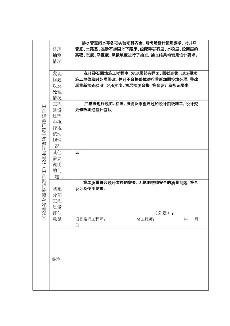 房屋建筑工程和市政基础设施工程单位质量评估报告.doc_第3页