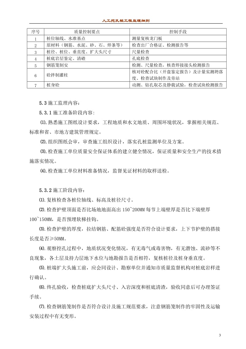 人工挖孔桩工程监理实施细则.doc_第3页