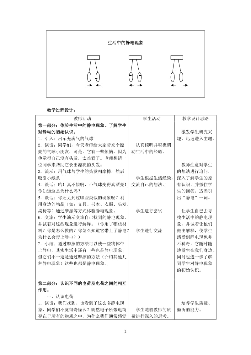 教科版小学科学四年级下册全册教案.doc_第2页