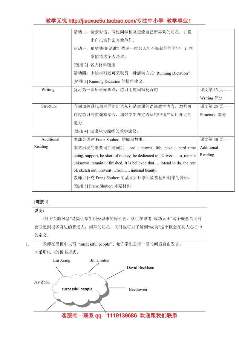 英语：Unit2 Success stories教案（上海新世纪版S1A）_第3页