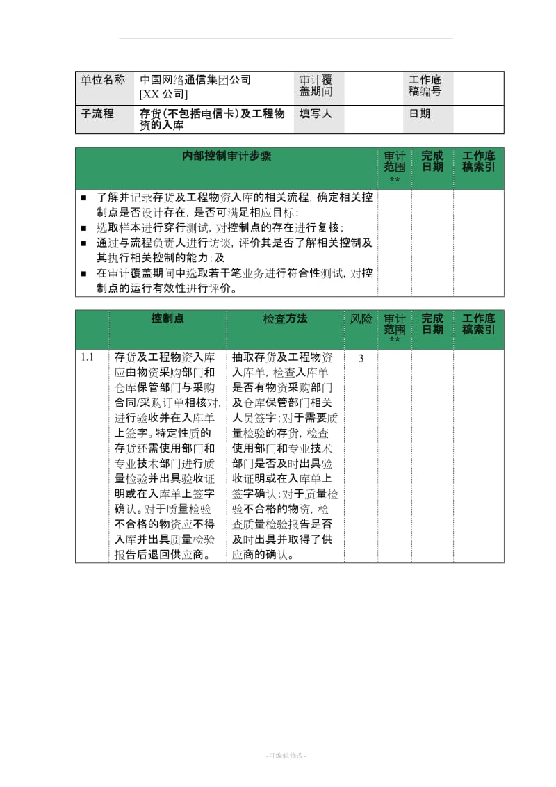 存货管理审计方案.doc_第2页