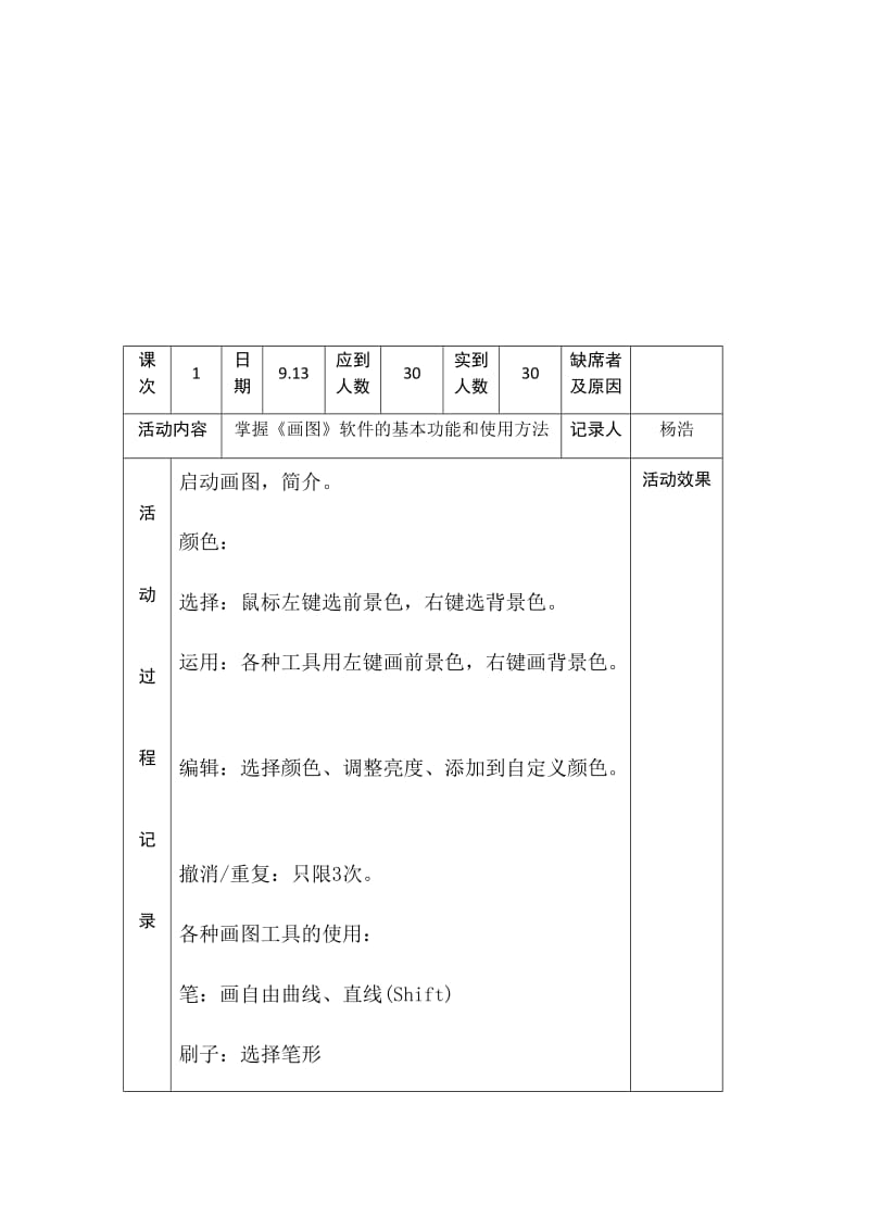 小学信息技术兴趣小组教案.docx_第2页