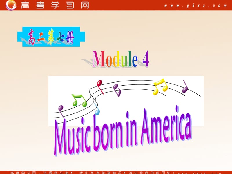 Module 4《Music Born in America》Warm up课件（21张PPT）（外研版选修7）_第1页