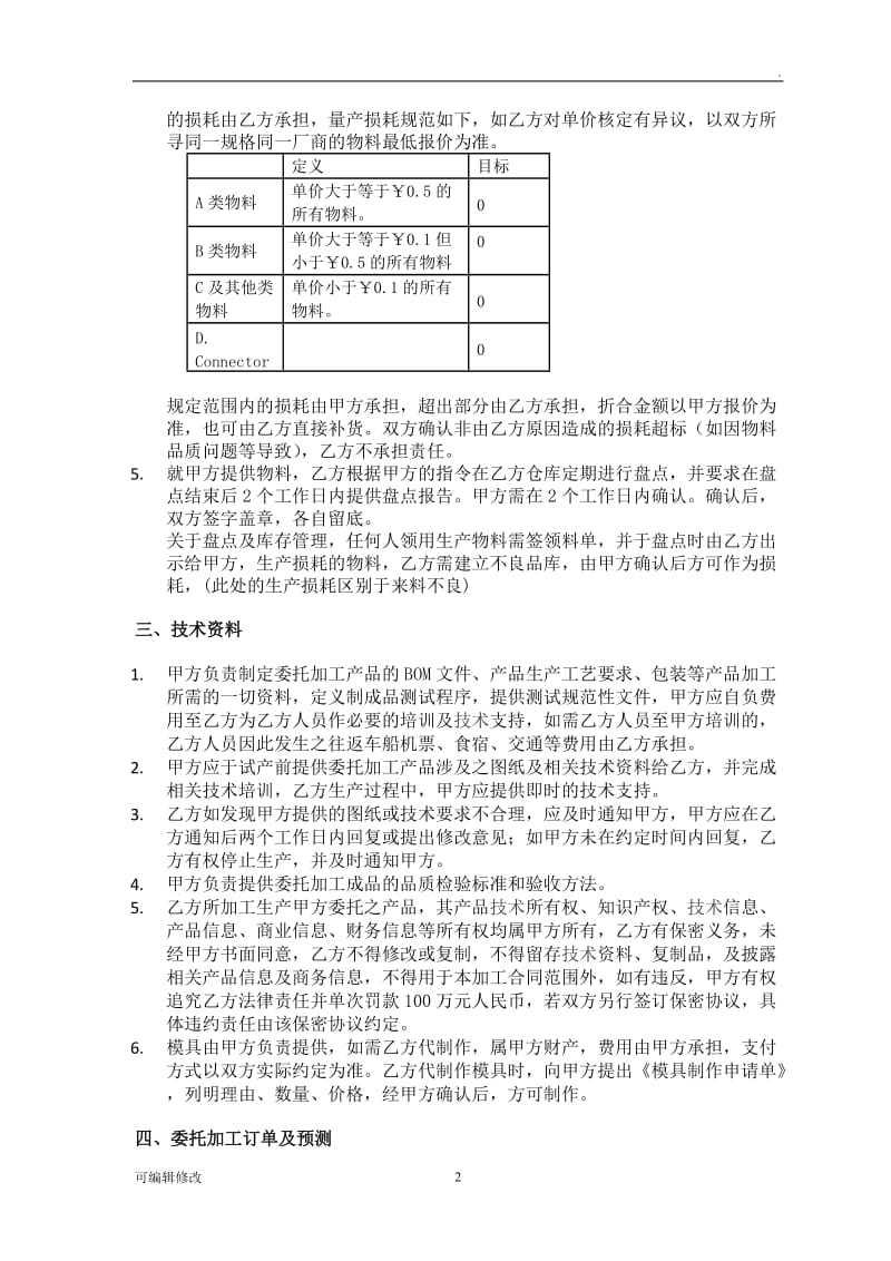 委托加工框架协议.doc_第2页