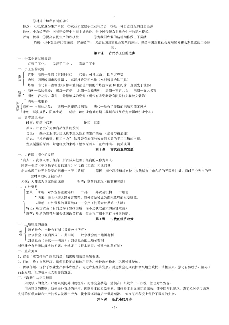 人教版高一历史必修二知识点总结.doc_第2页