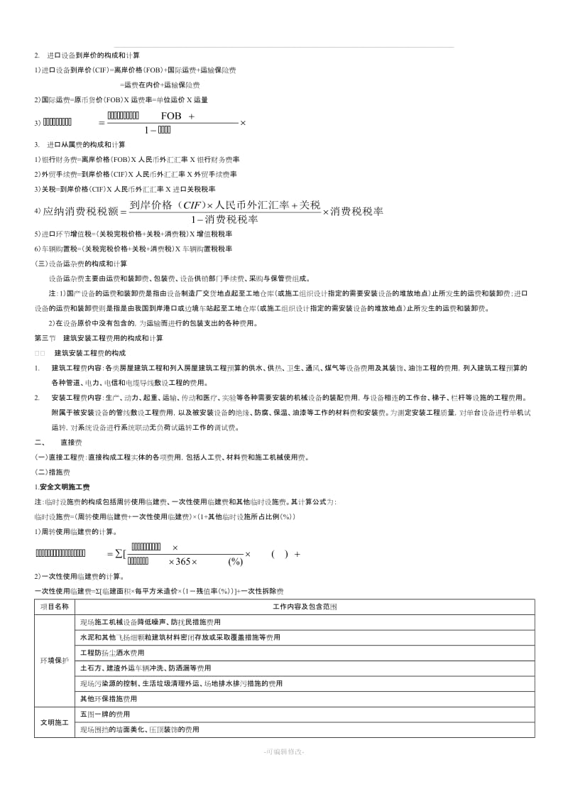 建设工程计价教材重点汇总.doc_第2页