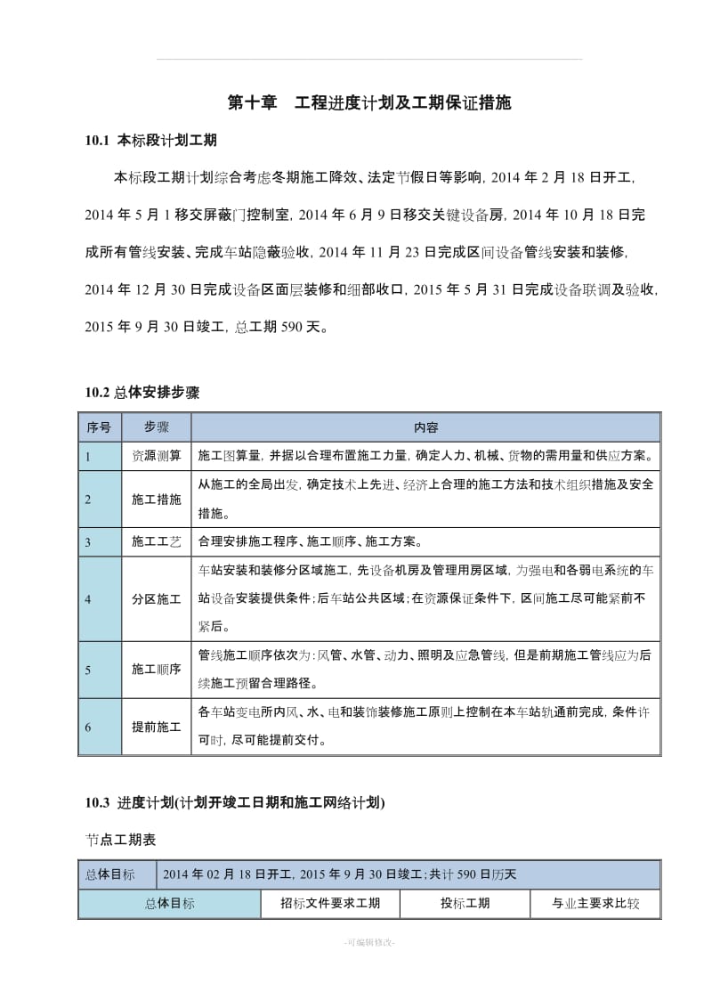 工程进度计划及工期保证措施.doc_第1页