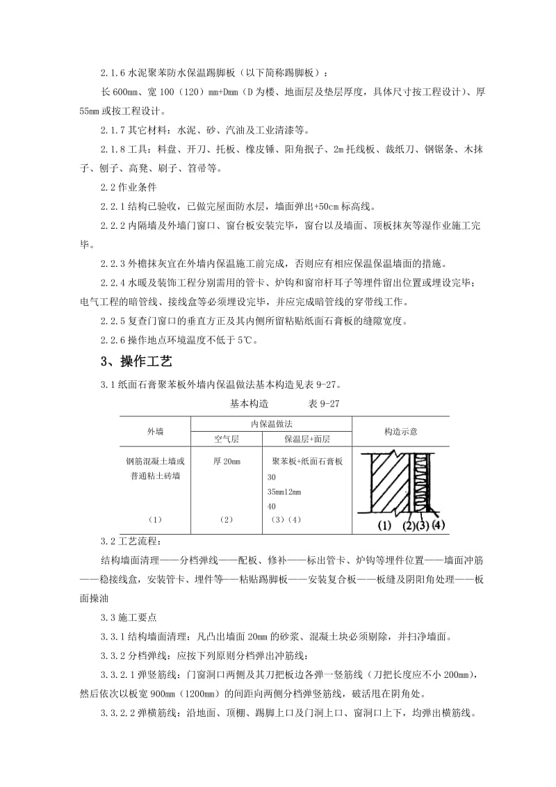 纸面石膏聚苯复合板外墙内保温墙面监理实施细则.doc_第2页