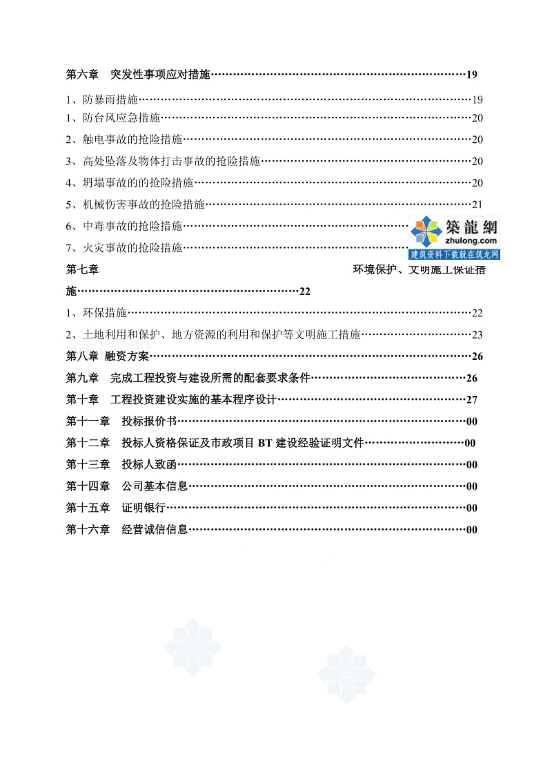 广东市政道路工程投资建设方案(投标文件).doc_第2页