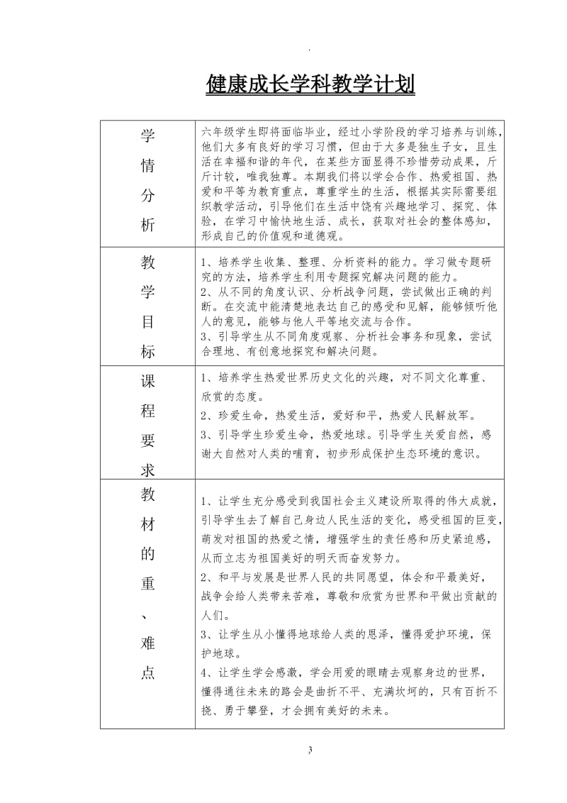 学年二学期六年级健康成长教案.doc_第3页