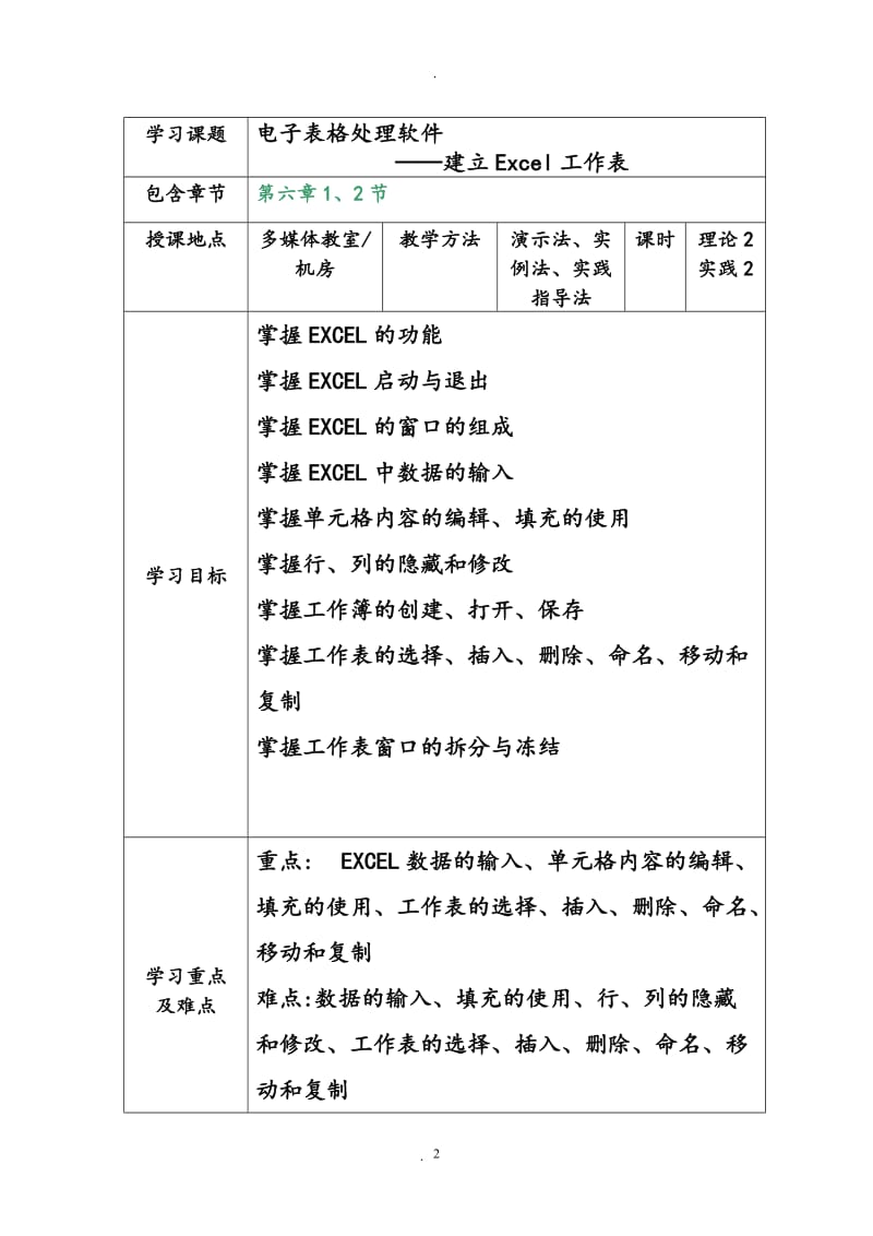 计算机基础教案EXCEL部分.doc_第2页