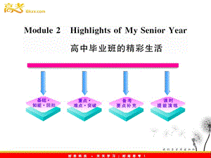 高中英語一輪復(fù)習(xí) Module2 Highlights of My Senior Year課件 （外研版選修7）