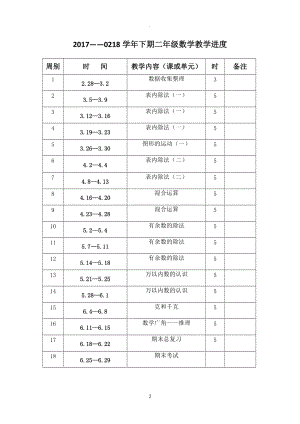 年人教版二年級(jí)數(shù)學(xué)下冊教案全冊.doc