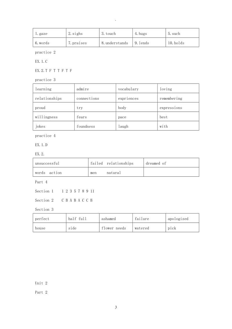 新编大学英语视听说教程二册听力答案.doc_第3页