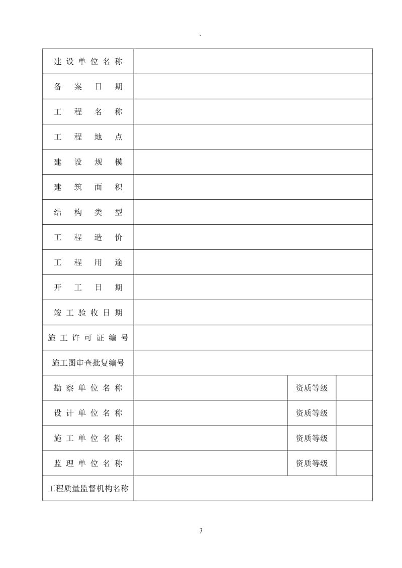 甘肃省建设工程竣工验收备案表竣工验收报告.doc_第3页