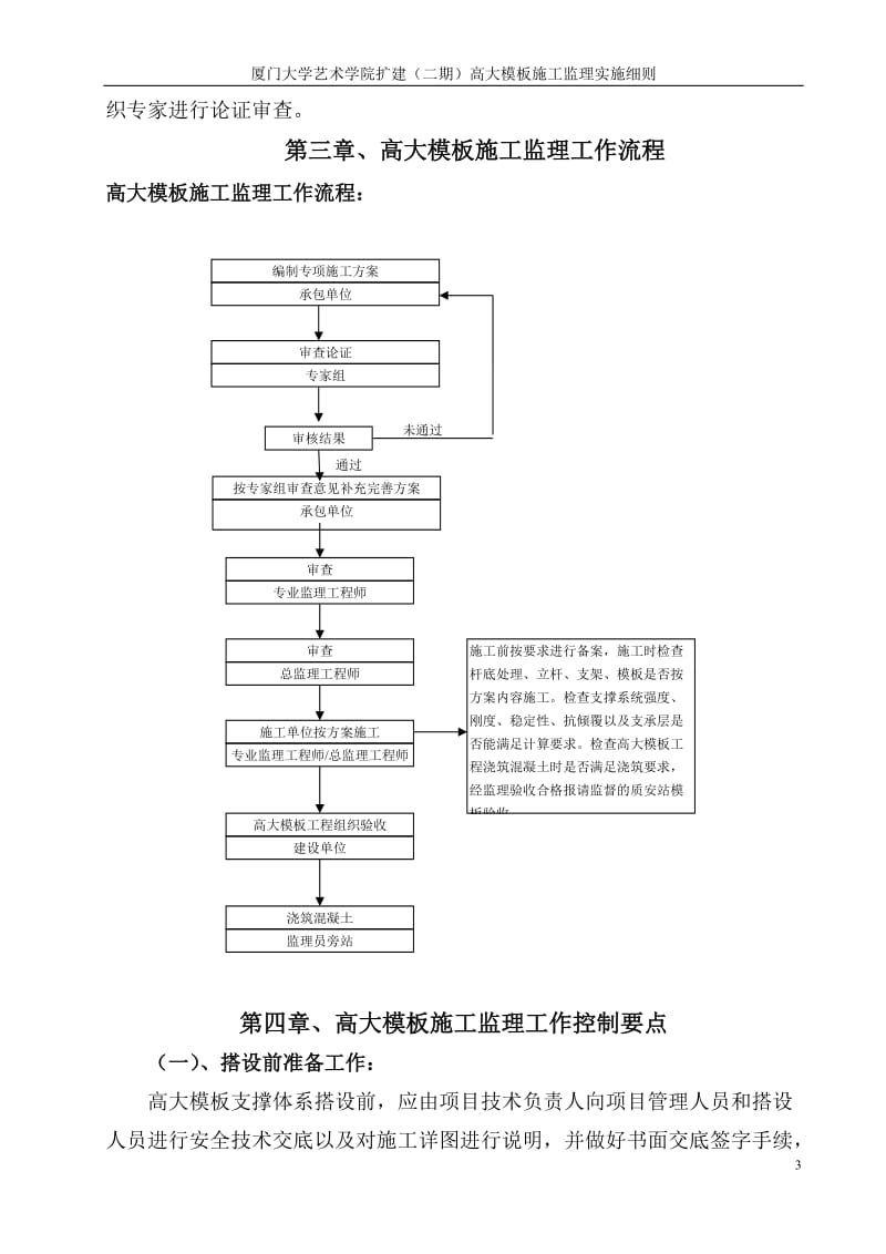 厦门大学艺术学院扩建(二期)高大模板施工监理实施细则.doc_第3页