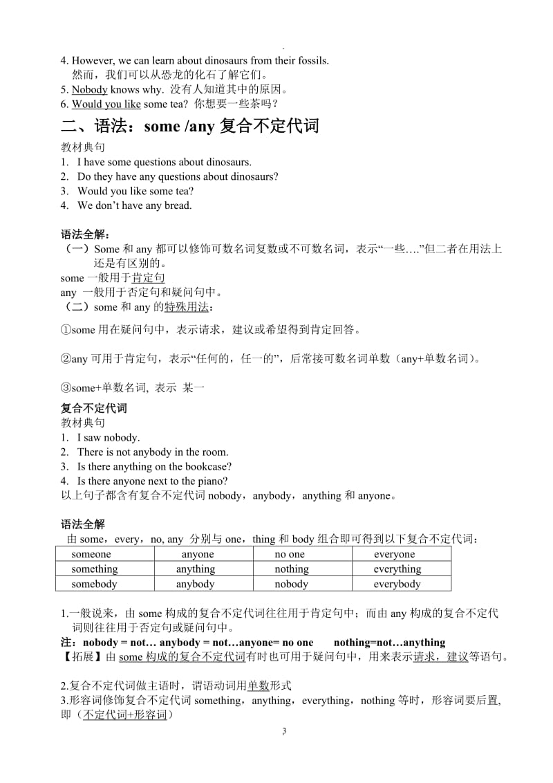 沪教版年初中英语八年级上册复习纲要.docx_第3页