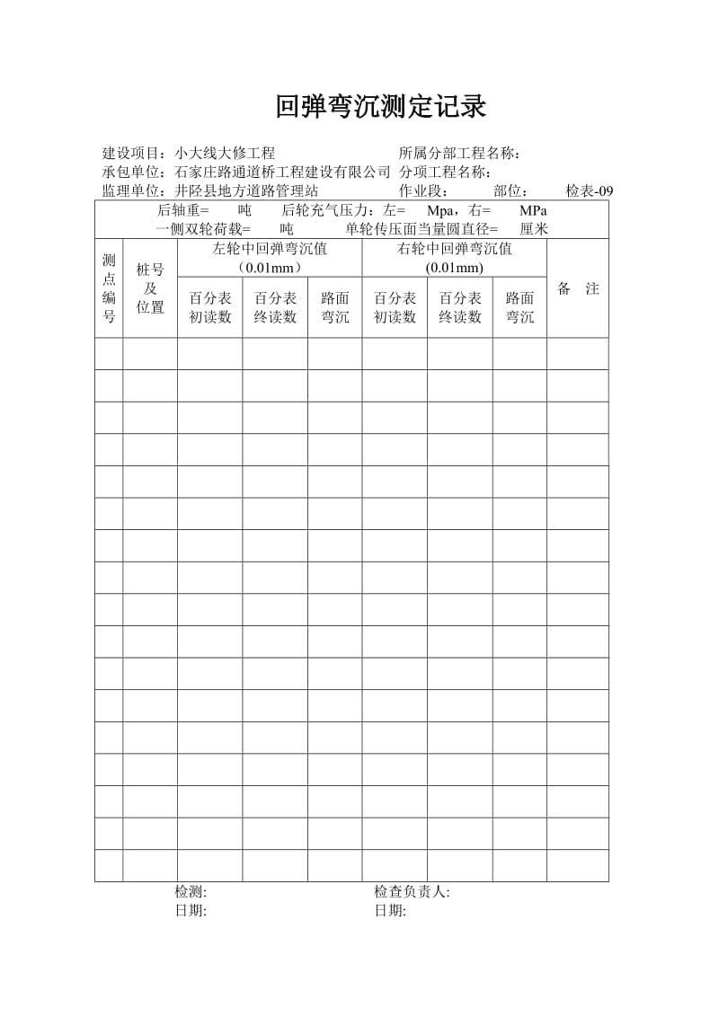 公路工程实用检测资料表格.doc_第2页