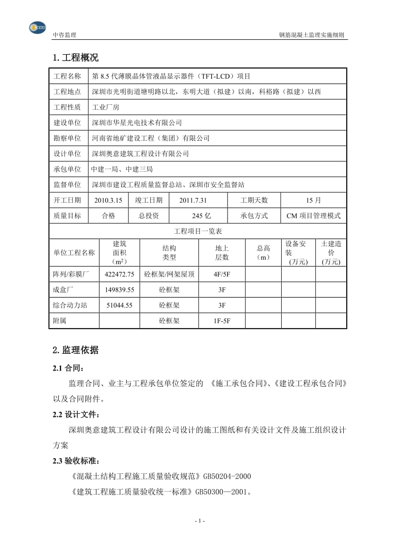 钢筋混凝土工程施工监理实施细则.doc_第3页