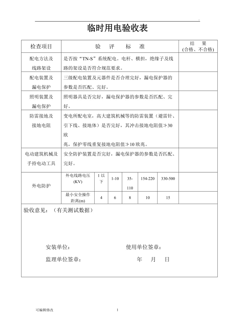 临时用电验收表.doc_第1页