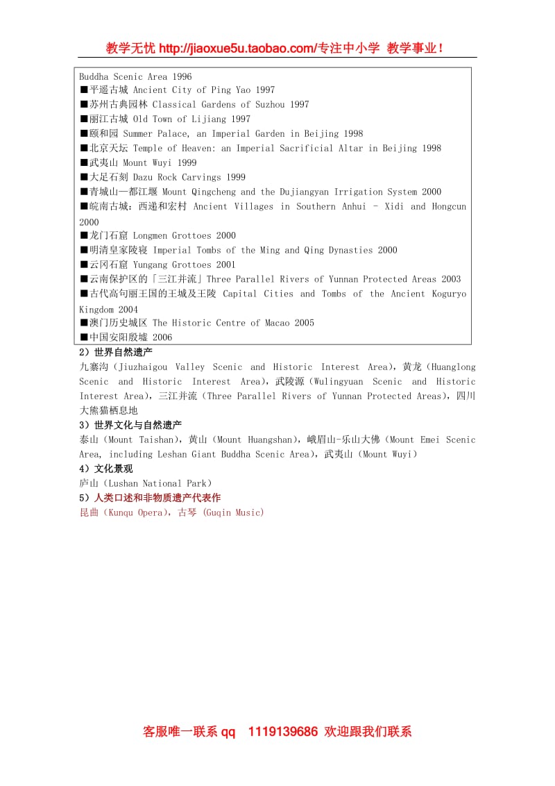 高中英语 Module 6 The World’s Cultural Heritage-Section 1 Background Readings素材 外研版选修7_第3页