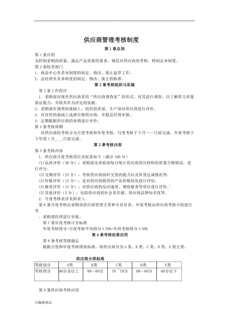 供应商管理考核制度.doc_第1页