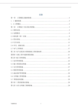 建筑電氣工程施工方案96394.doc