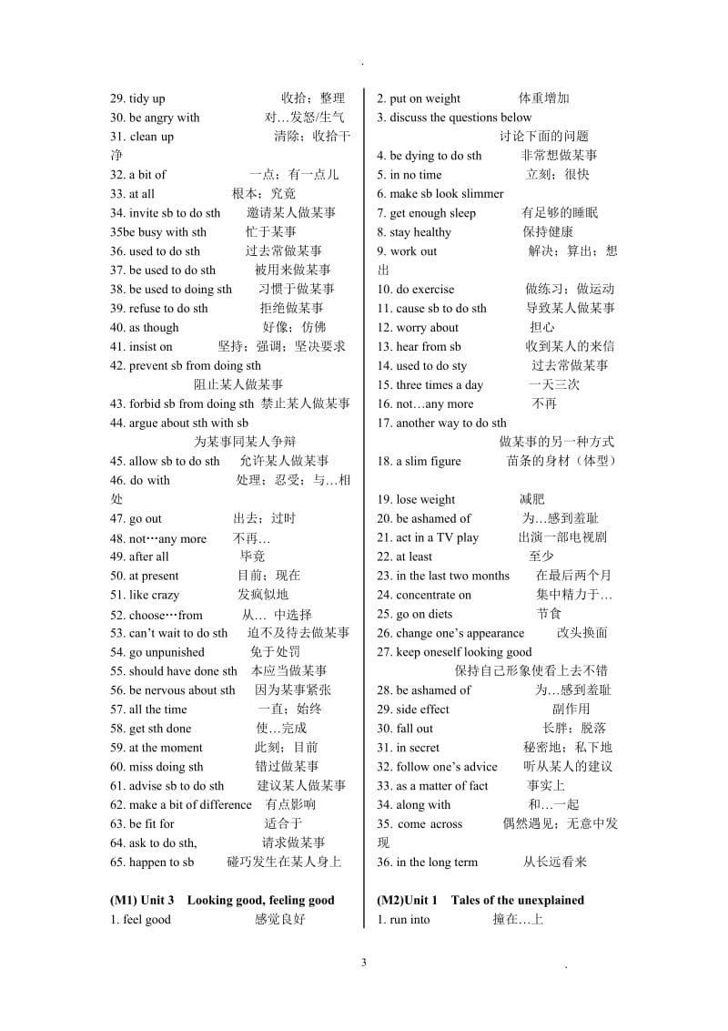 译林牛津版高中英语词组总汇中英互译版.doc_第3页