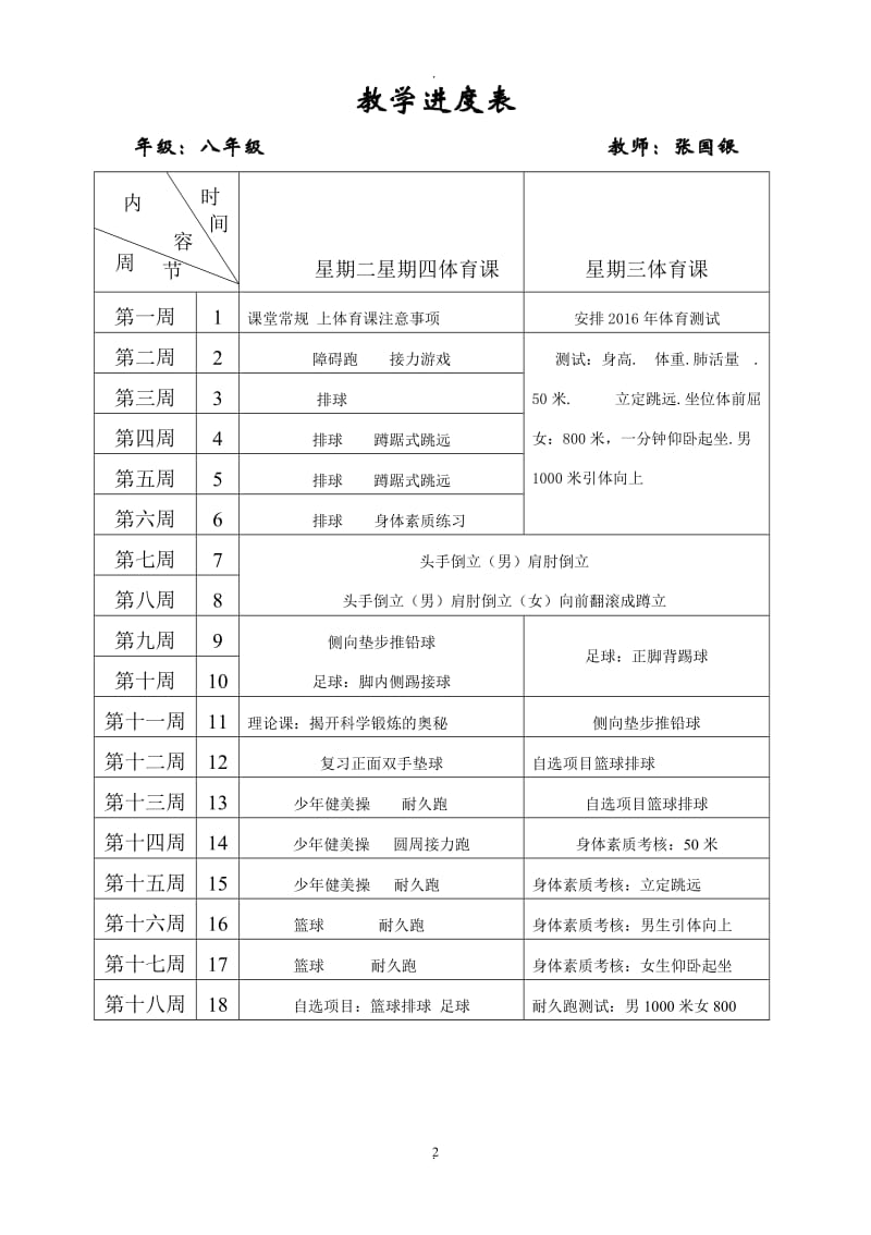 初中体育教案全集九年级89028.doc_第2页