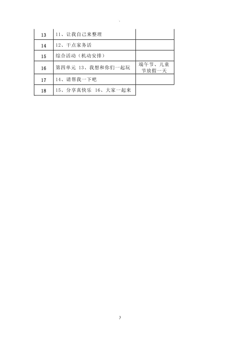 小学一年级下册道德与法治教学计划及教案89999.doc_第3页