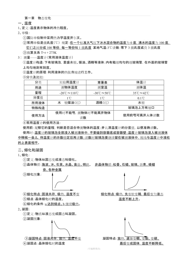 北师大版八年级上册物理知识点总结.doc_第1页