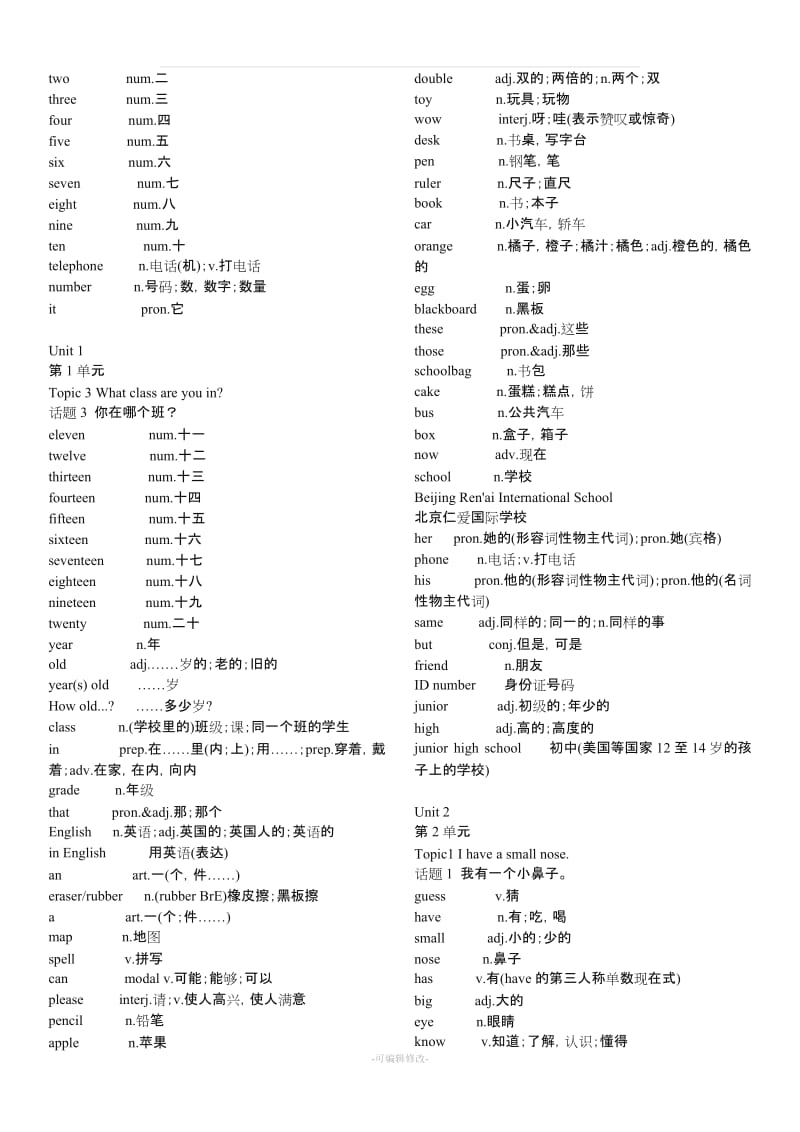 仁爱版英语七年级单词总表(上下册).doc_第2页