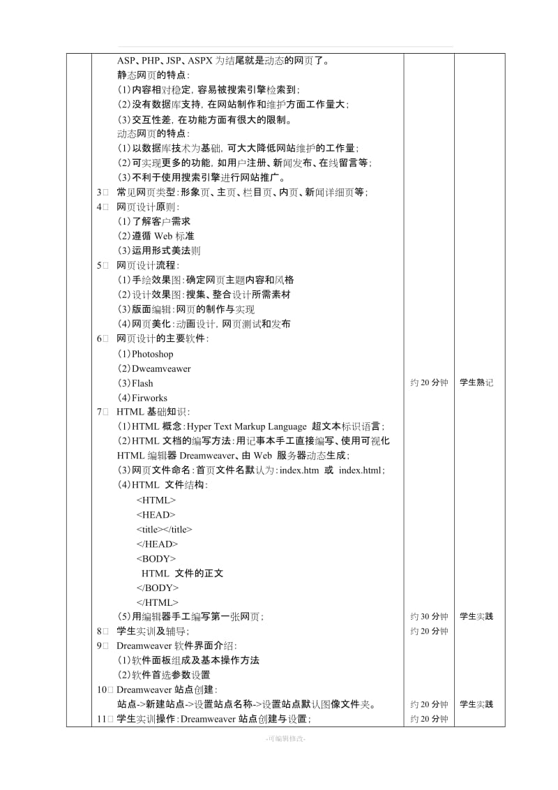 《HTML+CSS网页设计与布局》教案.doc_第2页