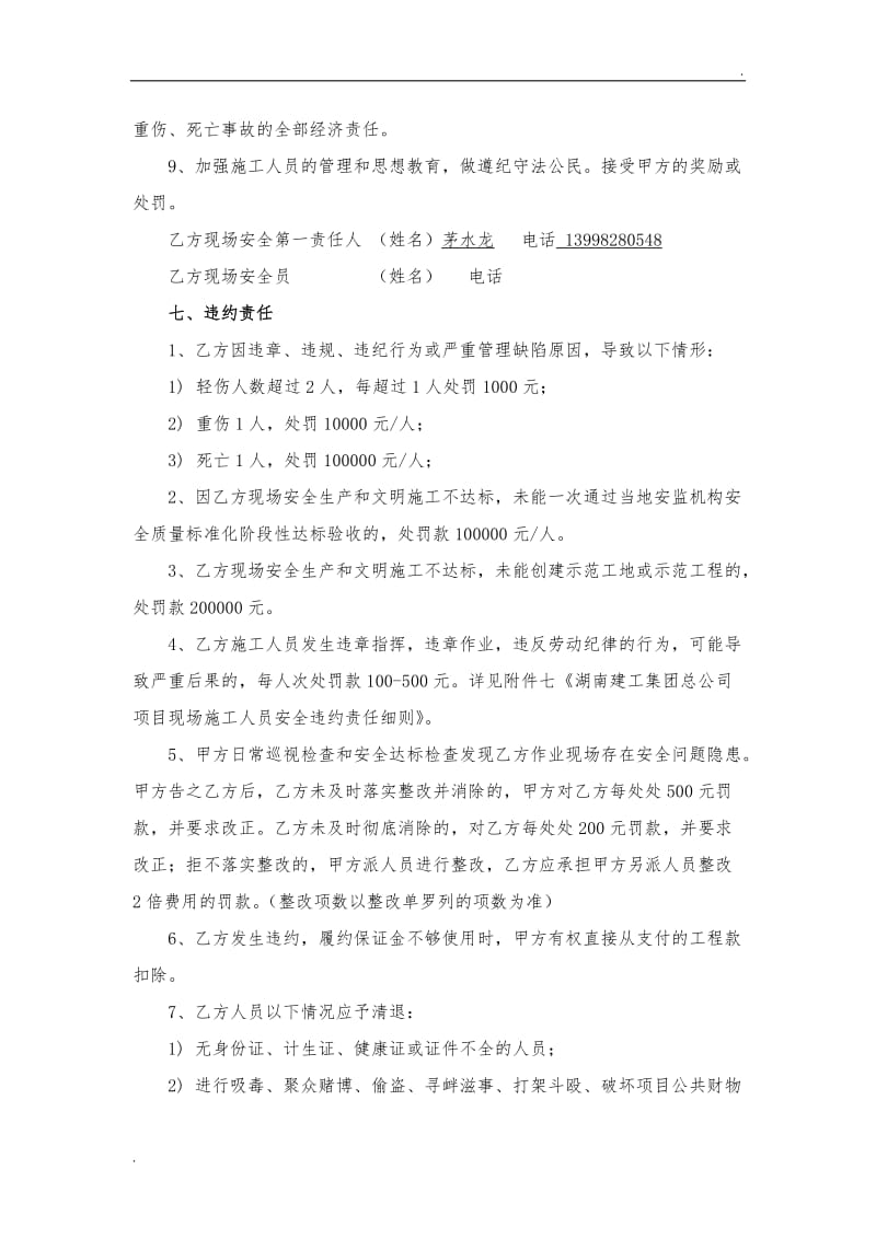 安全生产协议书范本.docx_第3页