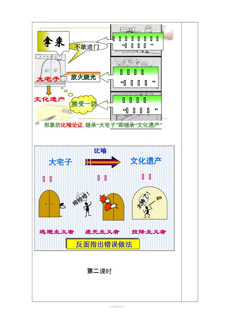 《拿来主义》公开课教案.doc_第3页