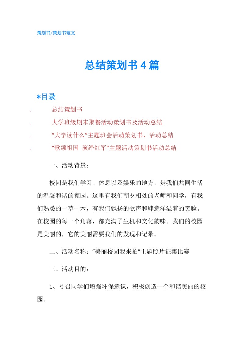 总结策划书4篇.doc_第1页