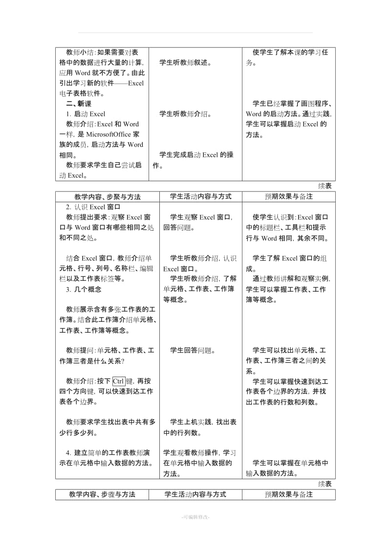 初中信息技术excel教案.doc_第2页