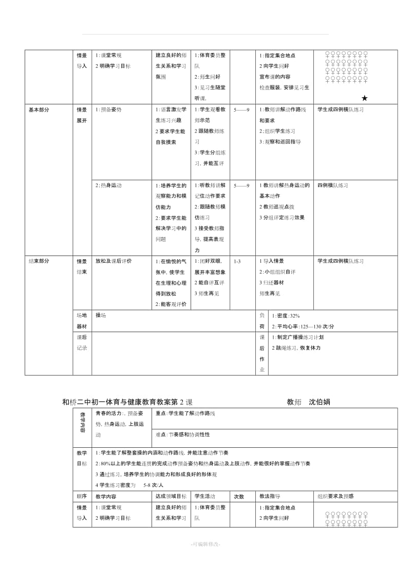 初中体育教案全集 七年级 八年级 九年级.doc_第3页