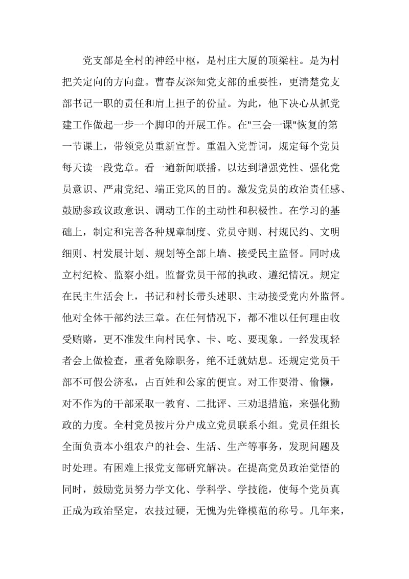 村党支书记先进个人事迹.doc_第2页