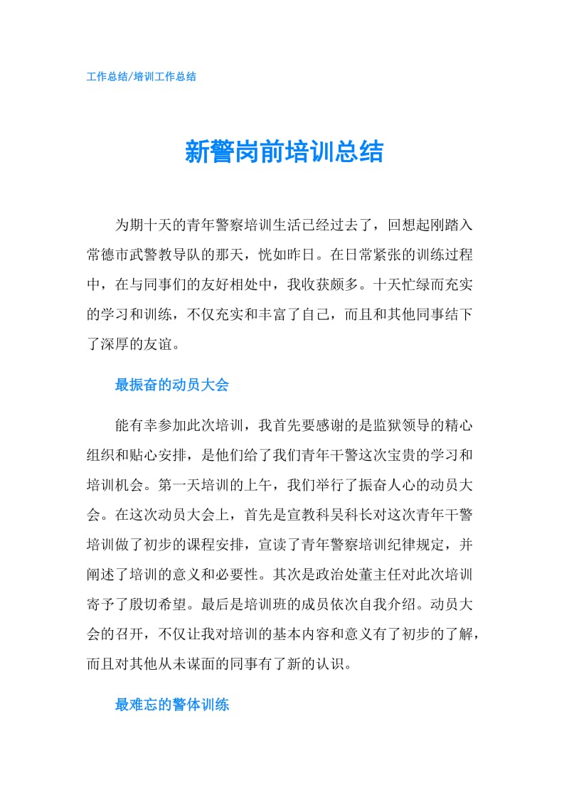 新警岗前培训总结.doc_第1页